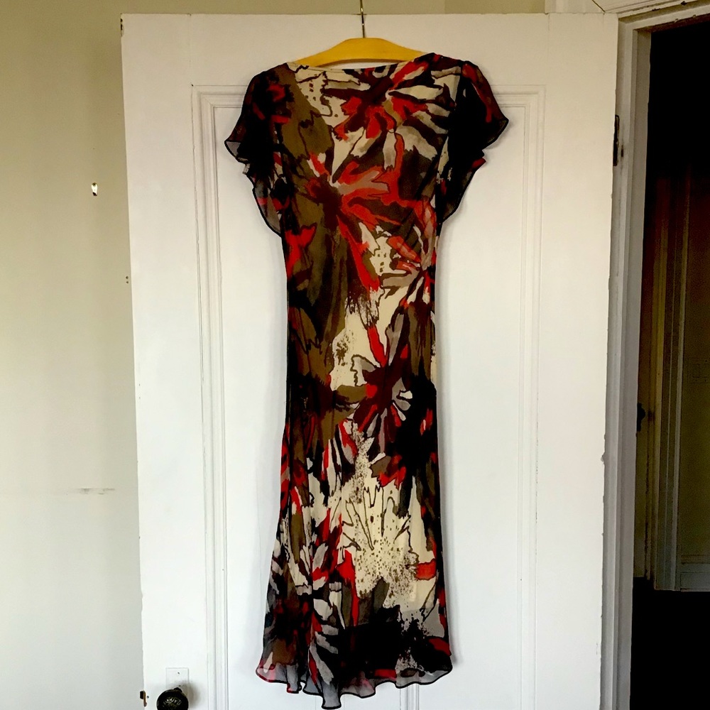 Diane Von Furstenberg flowy silk dress